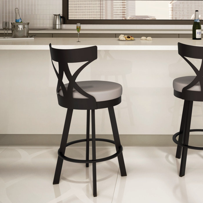Wade Logan® Leechburg Bar and Counter Swivel Stool & Reviews